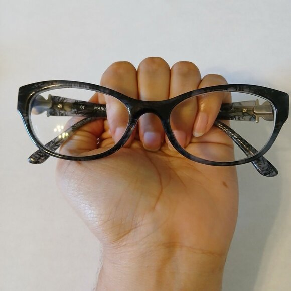 Guess By Marciano Women Gray Semi Cat Eye Eyeglasses Frames GM 196 51-17-135 mm - Picture 3 of 11